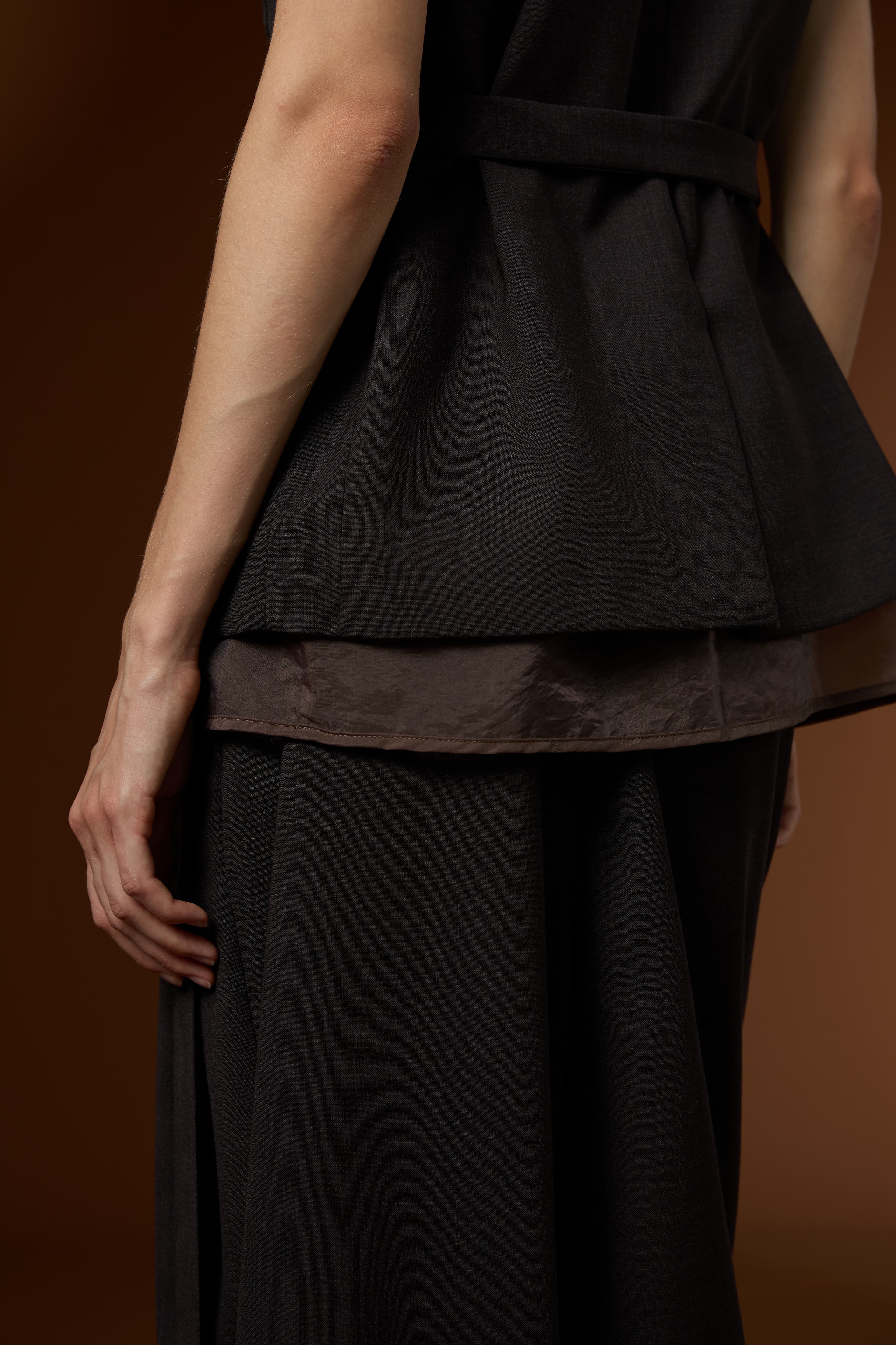Mu Velvet Cloud Soft Wool Vest + Knit Soft Long Pants Set