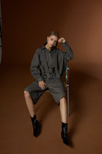 Cloud Luxury Simple Casual Top + Cropped Pants Set