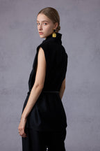 Cloud Velvet Elegant Lazy Loose Crew Neck Top + Long Pants
